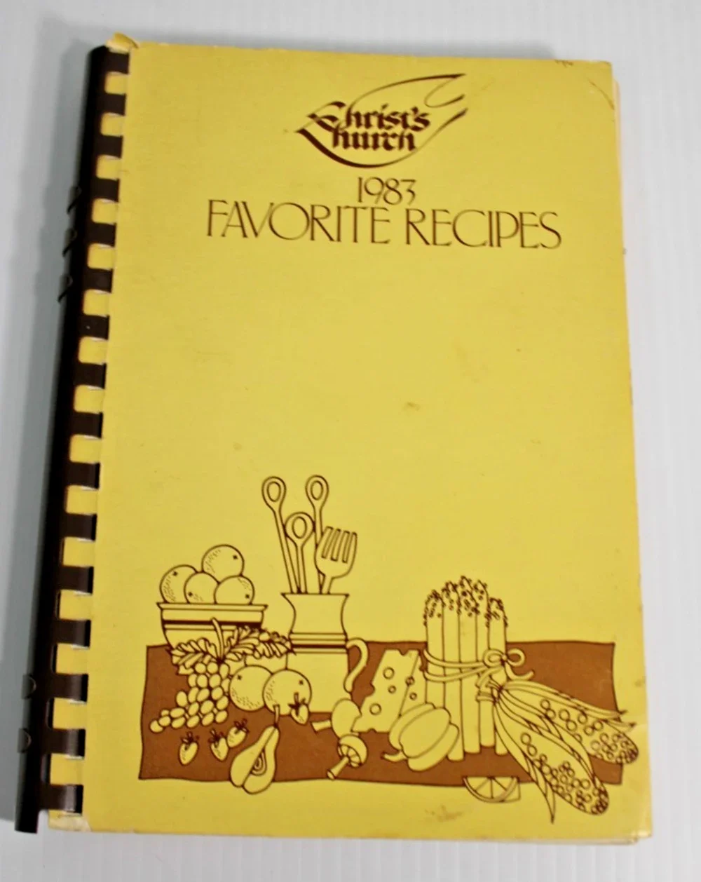 Vintage 1983 Christ's Church Favorite Recipes Cookbook, Shawnee Mission, Kansas